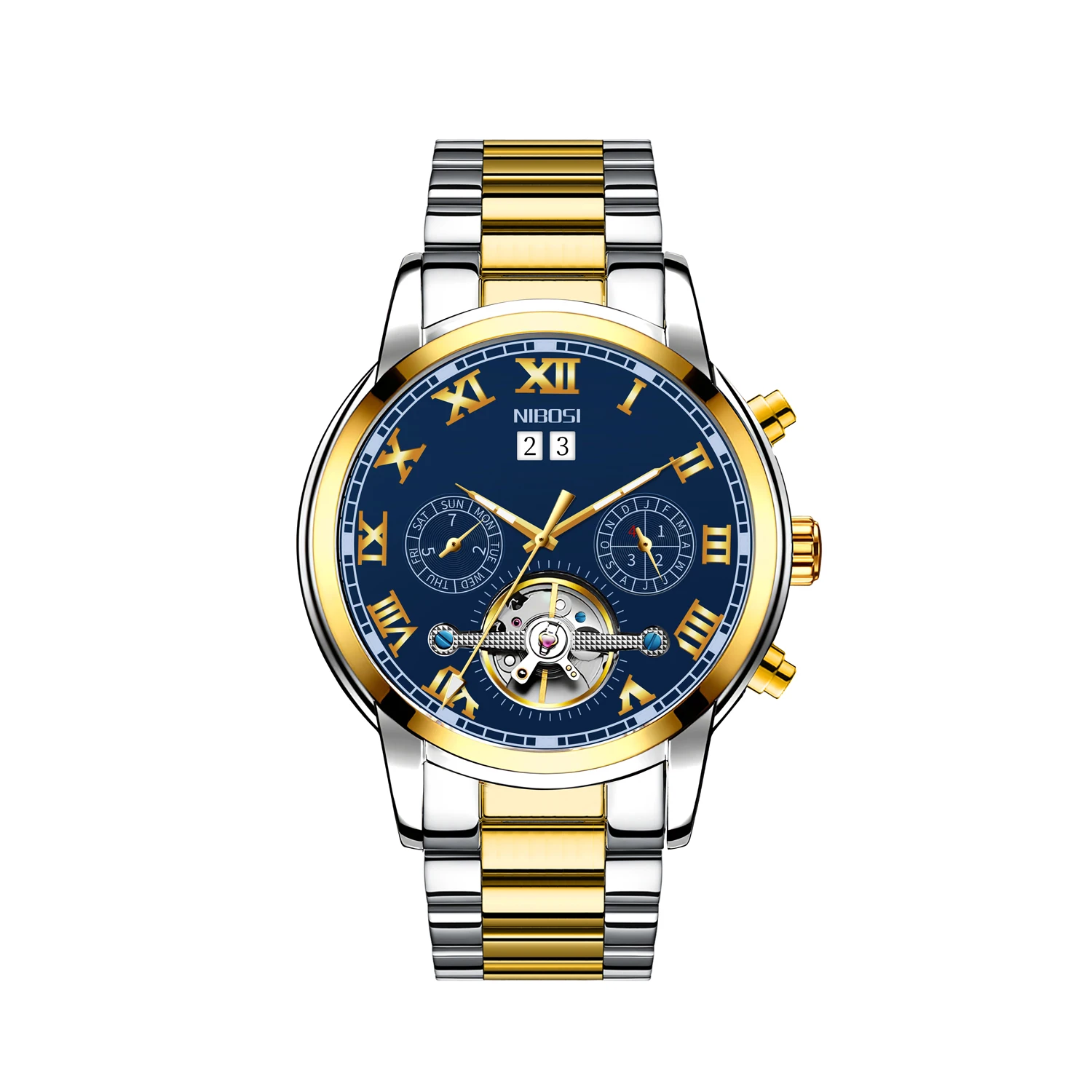 

Мужские механические часы NIBOSI Car Rim, Прямая поставка 10