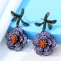 kellybola boho charm ins style cute flower pendant earrings for women bridal wedding party be original lady girl gift jewelry