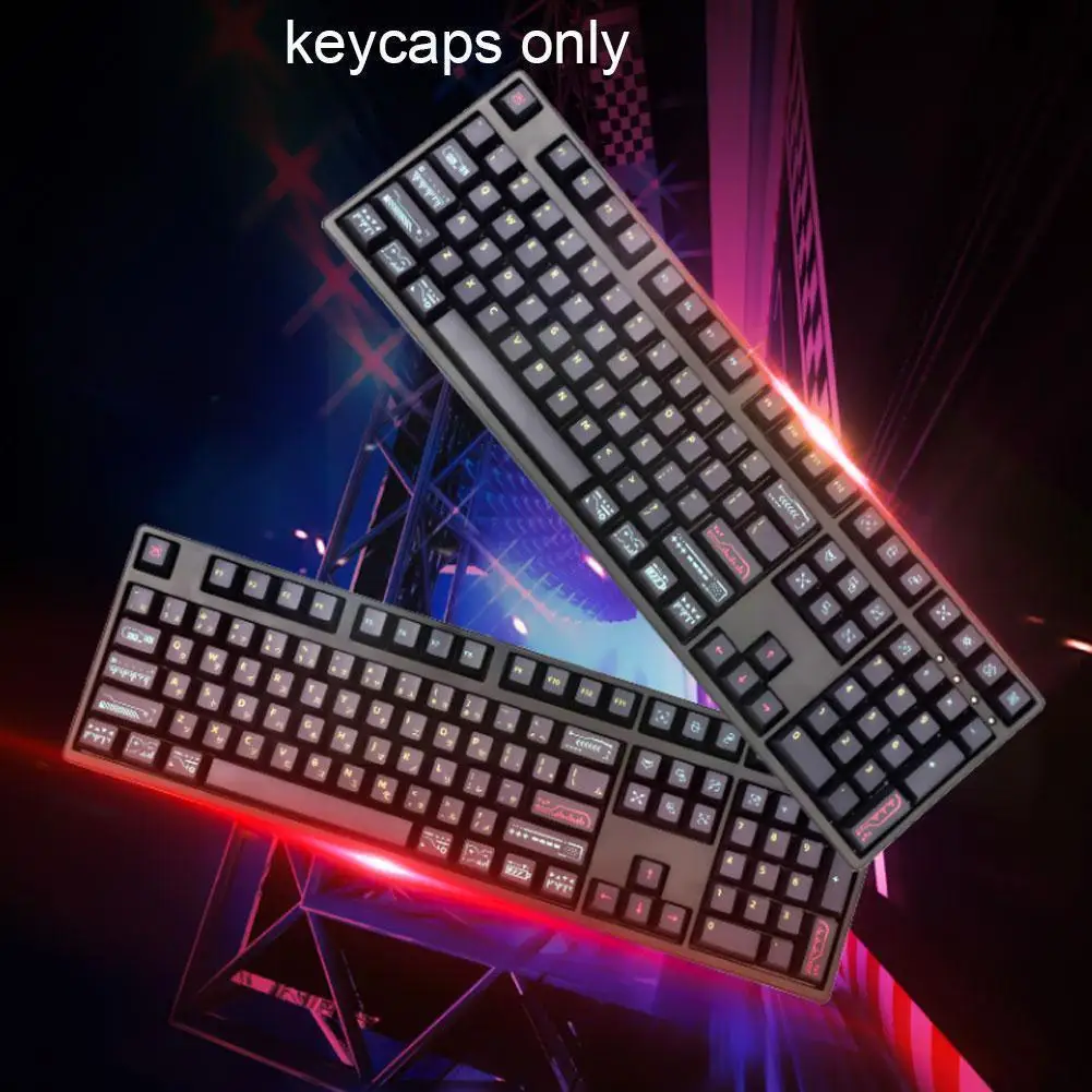 

113 S Gmk Awaken Caps Pbt 5 Sides Dye Sublimation Profile Board Mechanical F8z4