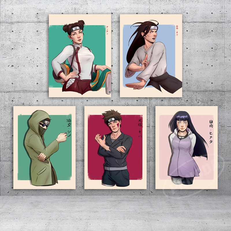 

Rock Lee Poster Naruto Canvas Paintings Hd Printed Anime Character Thick Eyebrow Boy Pictures Wall Art Modular Home Decoration
