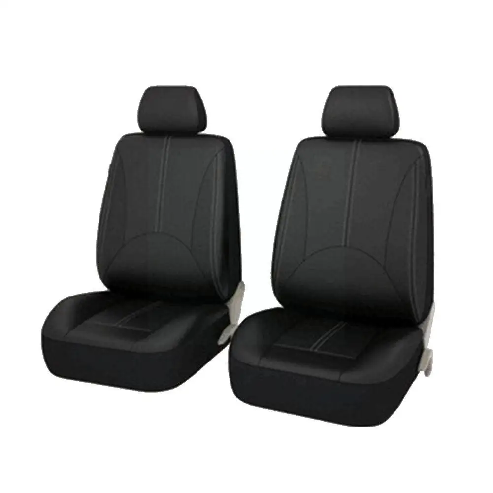 

For Car Full Protection Pad Fit 5-Seat Auto Car Seat Surround Cover Cushion Seat Breathable Cover PU Full Leather Se Vehicl I2U1