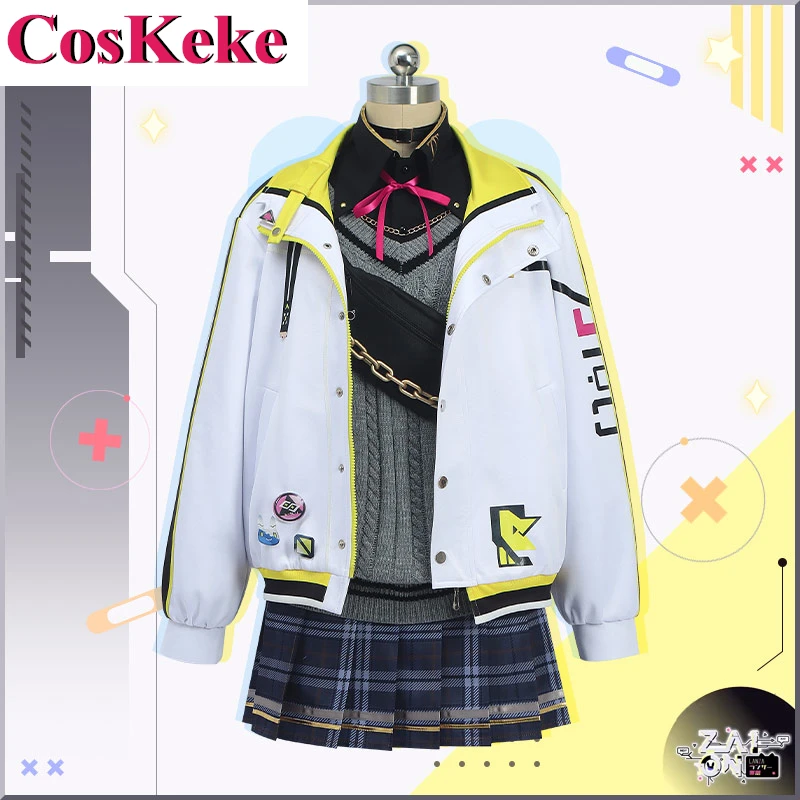 

Костюм для косплея Zaion CosKeke [на заказ], униформа аниме Vtuber Nijisanjien xсолей Lovley, для Хэллоуина, вечерние одежда для ролевых игр