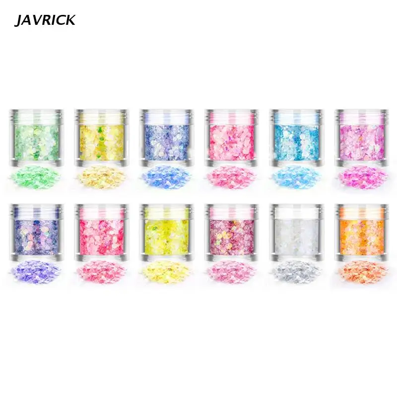 

1/12 Color Luminous Cosmetic Glitter Hexagon Sequin Glow in The Dark Glitter