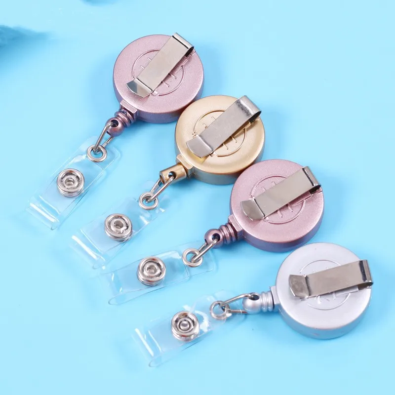 

Retractable Badge Reel Office Accessories for Doctor Nurse Medical Staff Teacher Student Clinic Office School ID Card Holder