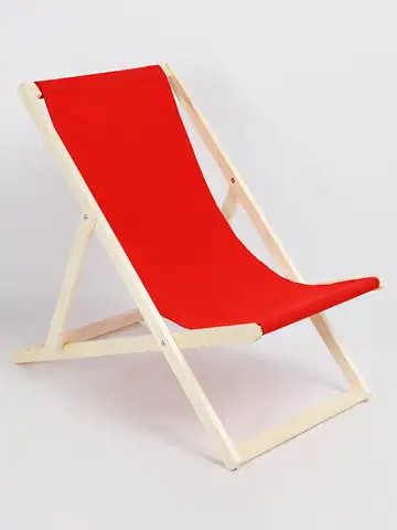 Складной стул шезлонг для дачи, пикника, рыбалки, пляжа, деревянная мебель, выдерживает до 80 кг / Лежанка для дачи