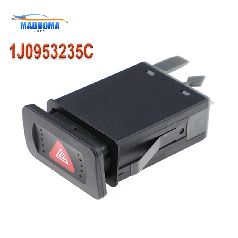 

New High Quality Car Accessories Hazard Warning Switch 1J0953235C J0953235J 1J0953235E For VW Golf MK4 Bora 1998-2006
