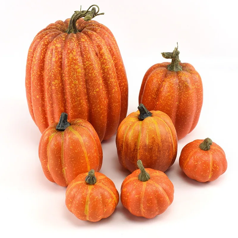 7 шт. имитация тыквы модель поддельных овощей Хэллоуин сделай сам ремесло