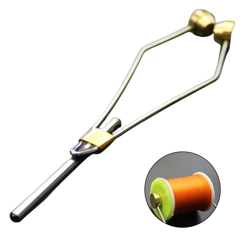 

Tying Bobbin Clips Fishing Holder 10.5cm Bobbin Holder Ceramic Tip Holder Fly Fishing Fly Tying Stainless Steel Bi-ceramic Tip