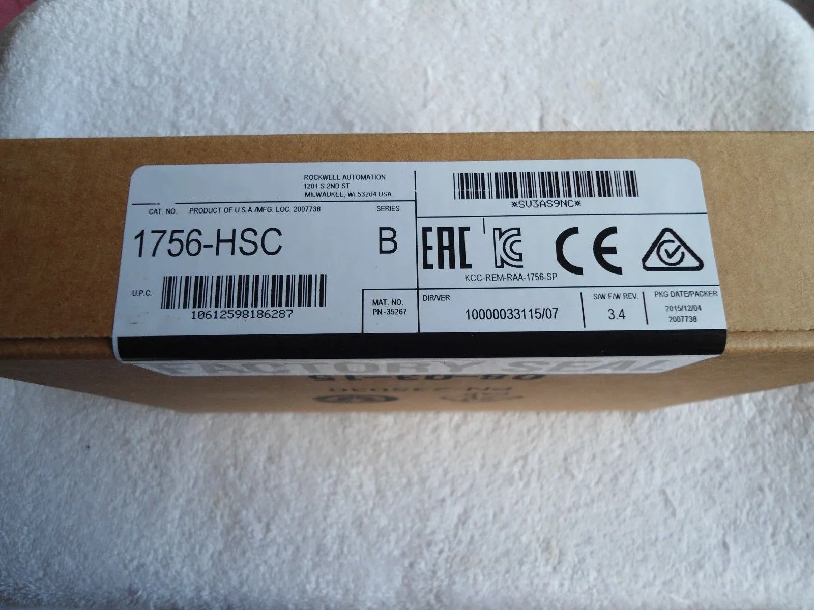 

New original 1756-HSC