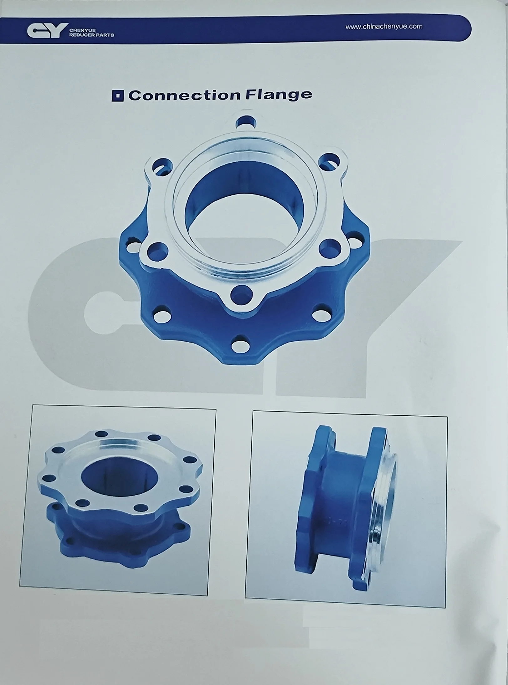 CHENYUE подключенный фланец RV30-RV40 50 63 75 для двухступенчатой червячной коробки