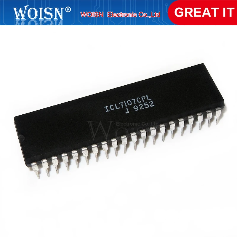 5pcs/lot ICL7107 ICL7107CPL ICL7107CPLZ DIP-40 original authentic In Stock | Integrated Circuits