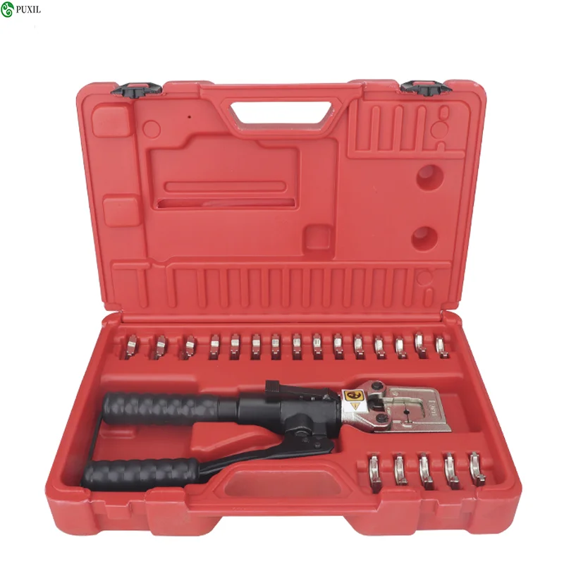 

Hydraulic crimping tool HT-51 crimping range 10-240 for AL / Cu conductor with safety valve inside