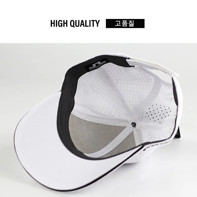 Golf Hat - Perforated Adjustable Cap for Men and Women Made of Durable Non Fading Polyester Material Prevents Stains & Odor