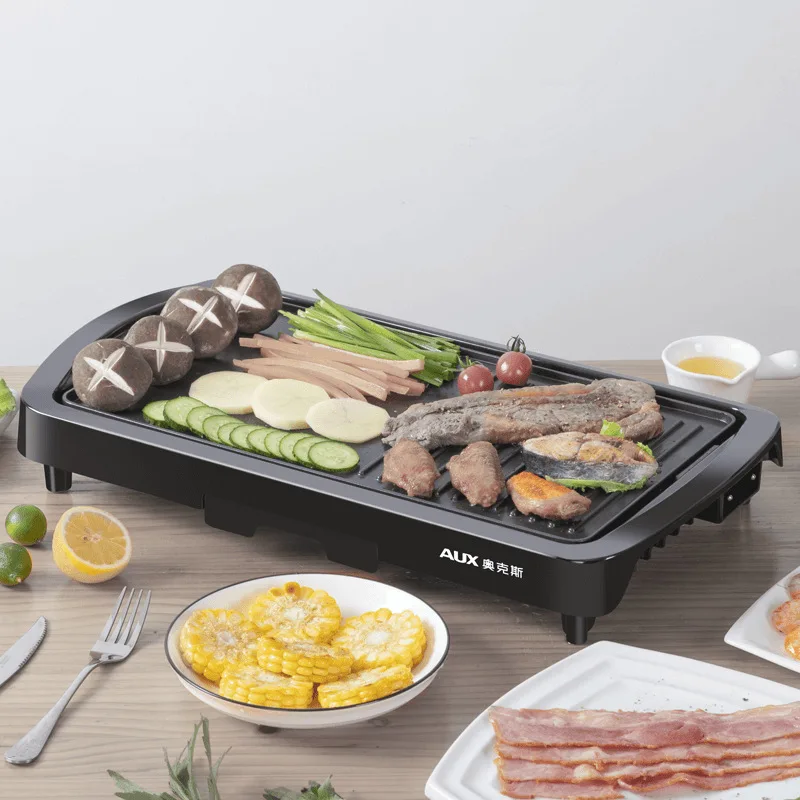 Корейский многофункциональный электрический бездымный гриль для барбекю