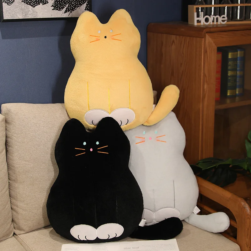 

1 шт. 45 см мультяшная Милая подушка в виде кота, подушка, милое украшение для комнаты, подарок для сна для девочек, мягкие и удобные игрушки