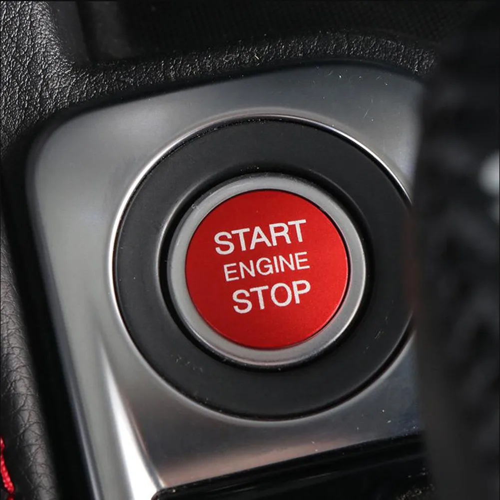 

1 Pcs Switch Button Covers Accessories Decor Engine Start Stop Switch Trim New