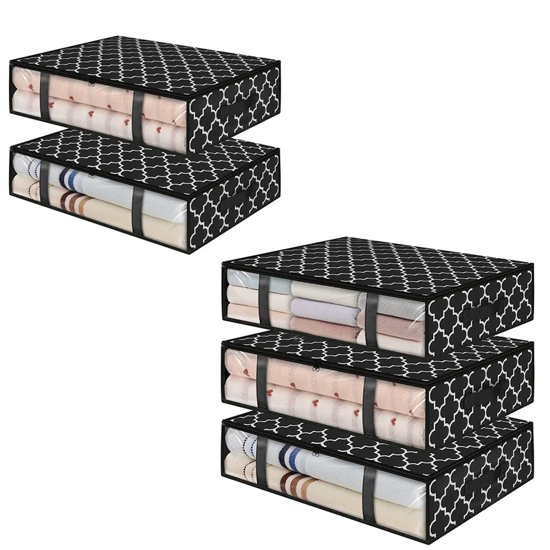 

Storage Bins, Under Bed Storage Containers, Foldable Clothes Storage Box, Storage Organizer, With Handles Clothing