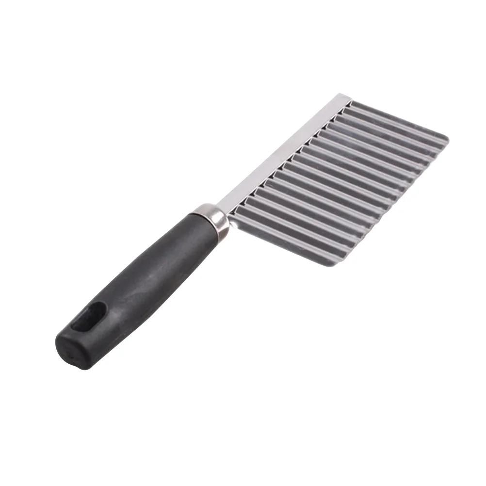 

Crinkle Wavy Potato Vegetable Tool French Slicer Fry Chip Wide Cutting Manual Dicer Fries Helper Slicing Cucumber Steel Tools