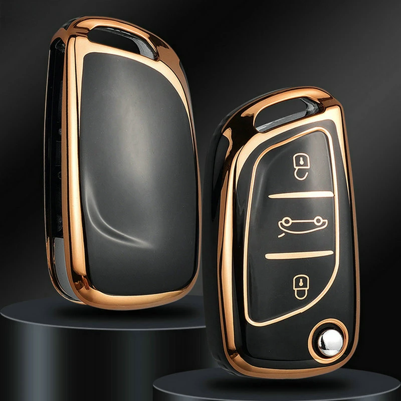 

TPU Car Key Case Cover Key Shells Fob For Citroen C1 C2 C3 C4 C5 XSARA PICA For Peugeot 306 407 807 For DS DS3 DS4 DS5 DS6