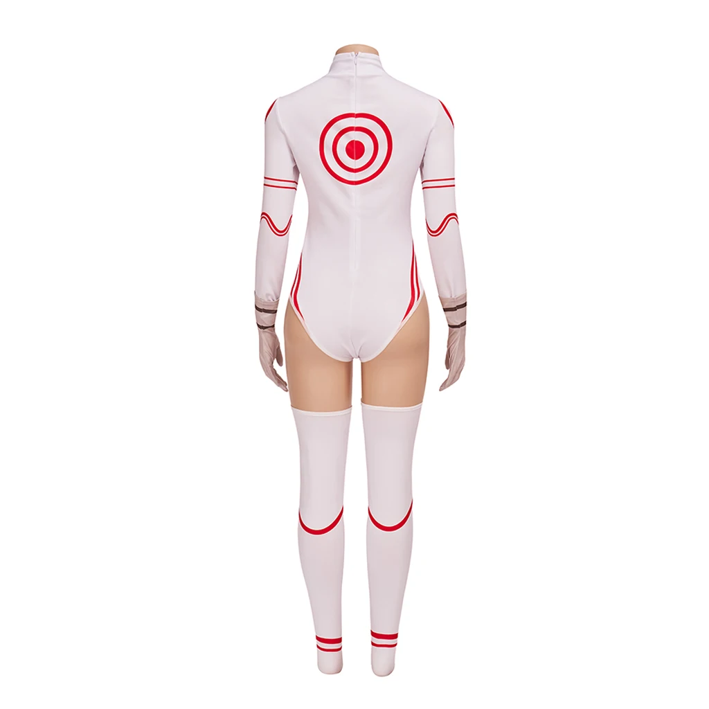 Костюм для косплея по мотивам страны чудес в стиле комиксов белый пикантный