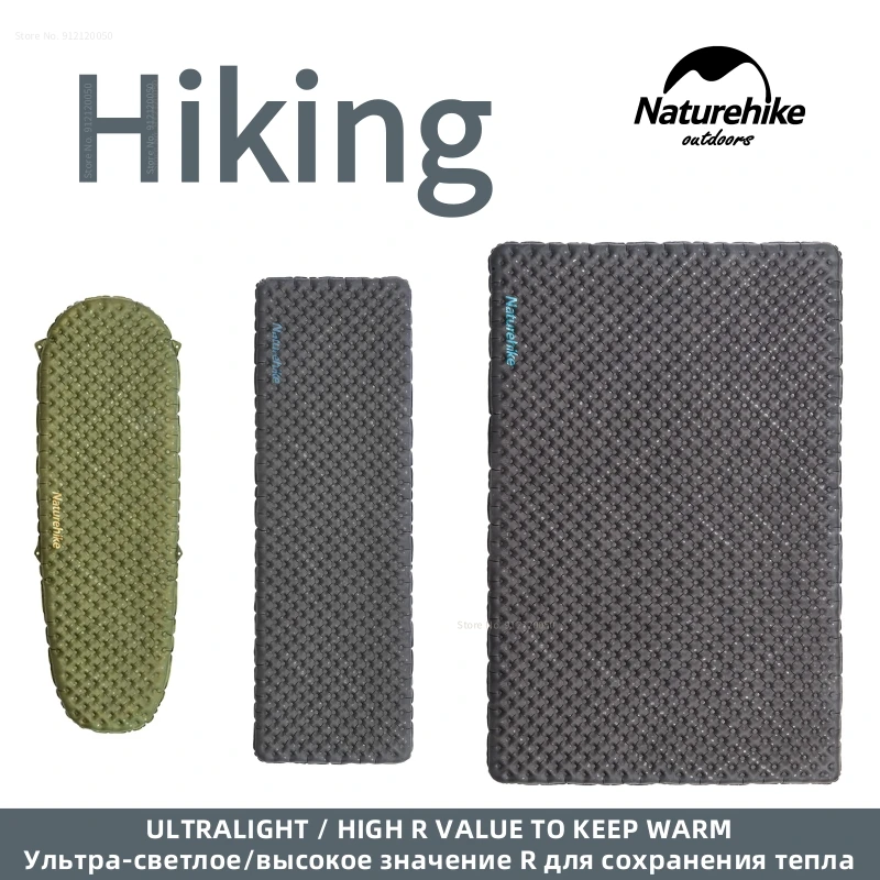 

Naturehike Ultra light Camping Inflatable Mat 20D Nylon TPU Tent Floor Air Mat Outdoor Sleeping Pad Warmth Moisture Protection