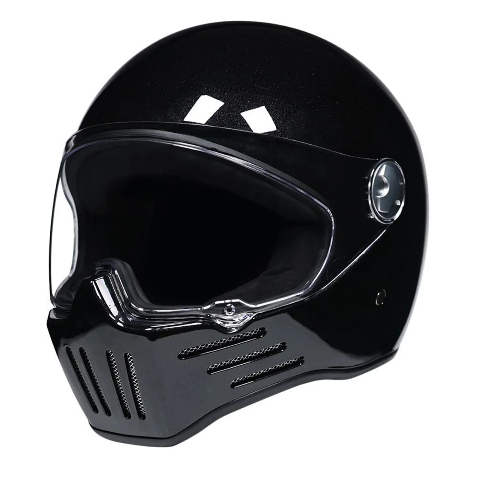 Винтажный мотоциклетный шлем Rambler круиз для мужчин и женщин полный Серый