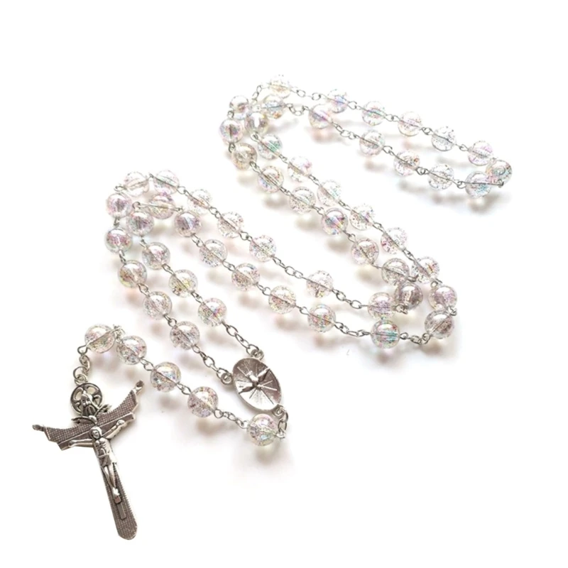 

Женское ожерелье с подвеской из бисера