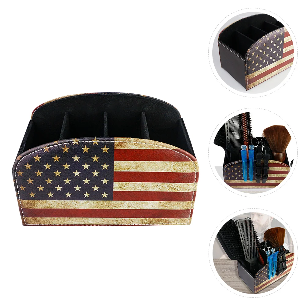 

Hair Salon Makeup Pen Holder Office Stationery Brushes Container Scissors Holder