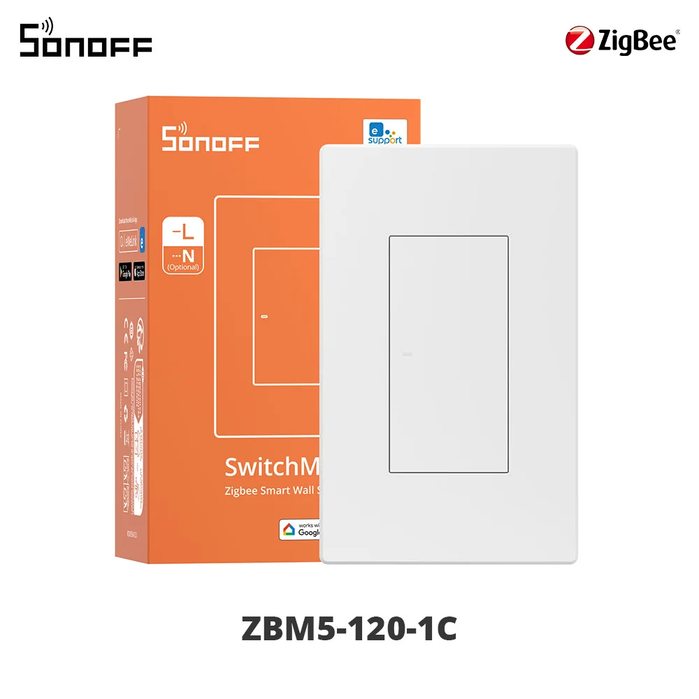 

SONOFF ZBM5-120 Умный настенный переключатель Zigbee