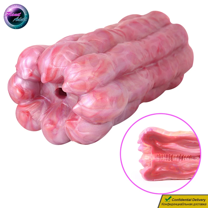 

17*8cm Silicone Monster-Worm Mouth Male Masturbator Fantasy Pocket Pussy Vagina Penis Dick Masturbation Cup Sex Toys for Gay Men