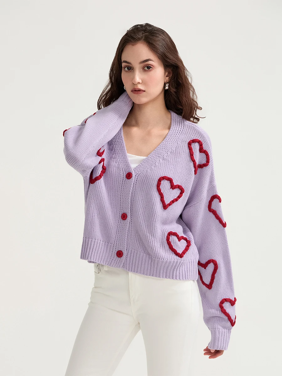 Женские свитера на пуговицах повседневные вязаные крючком кардиганы с длинными