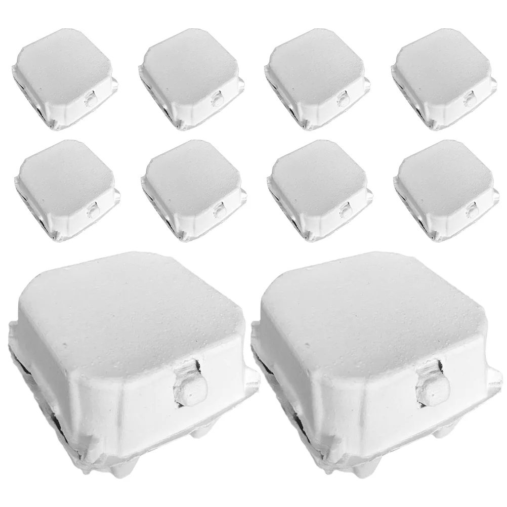 

10 Pcs Refrigerator Containers Cardboard Egg Holder Empty Carton Bulk Rack Easter Paper Duck