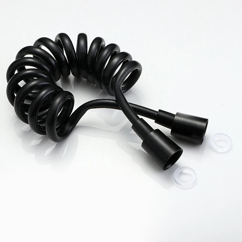 

Spring Retractable Shower Hose for Water Plumbing Toilet Bidet Sprayer Telephone Line Plumbing Hose Bathroom Dropship