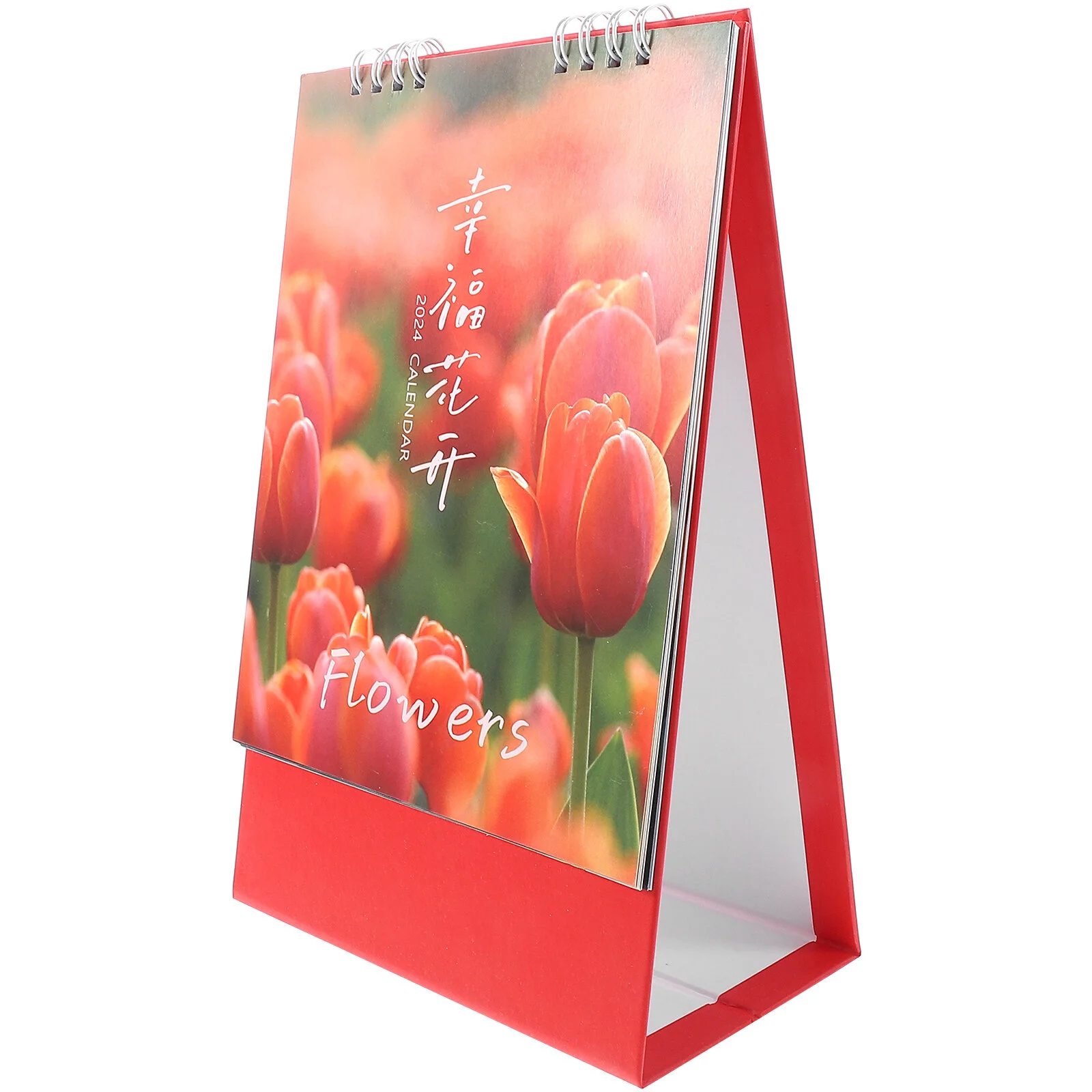 

Настольный сверхбольшой календарь 2024, милый настольный стол, стоячий флип-календарь, ежемесячное украшение