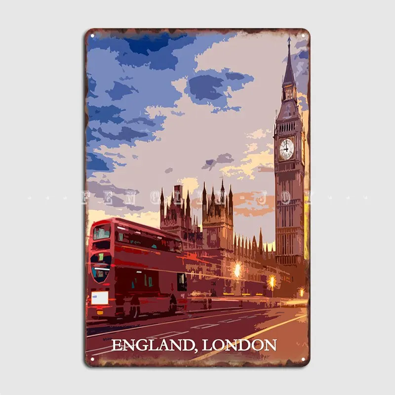 

Big Ben Magic Metal Sign Kitchen Decoration Plaques Pub Tin Sign Posters