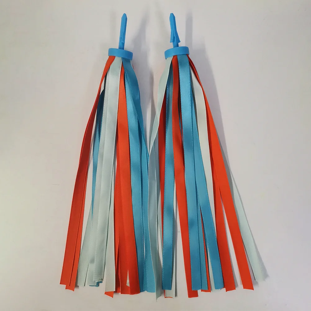 5 Pair Funny Kids Bike Handlebar Streamers Grips Tassels Scooter Ribbons Baby Carrier Accessories