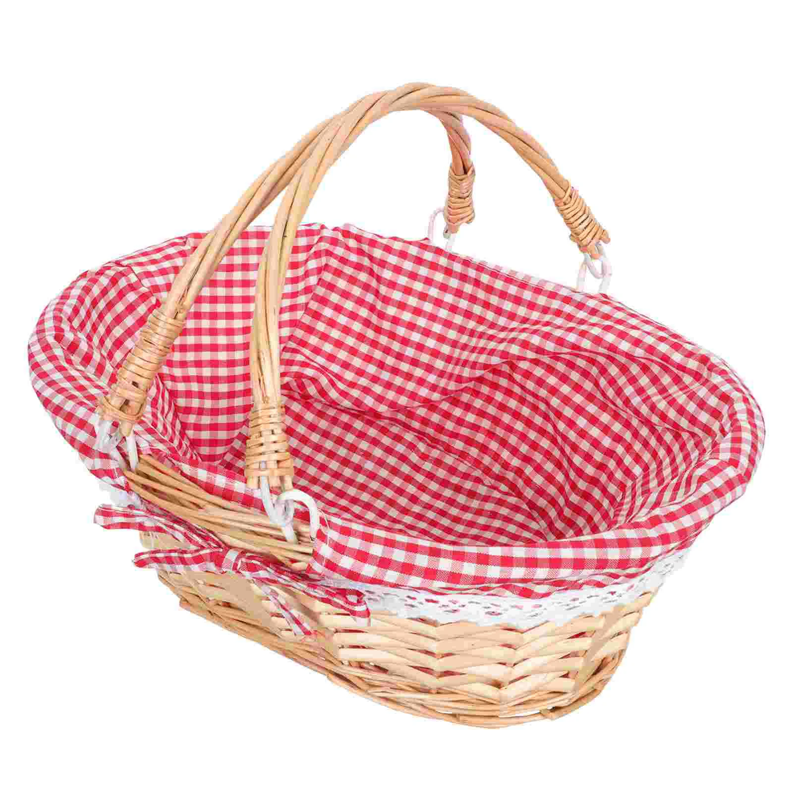 

Storage Baskets Basket Woven Organizer Desktop Gift Rattan Wicker Storgae Fruit Sundries Organizers