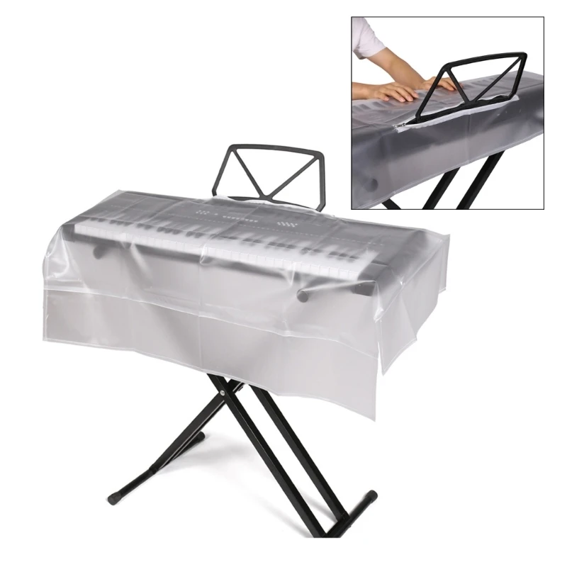 

Piano Keyboard Cover Piano Keyboard Dust Cover Fit 61/ 88 Keys Pianos Soft Washable Piano Keyboard Protective Dust TOP quality