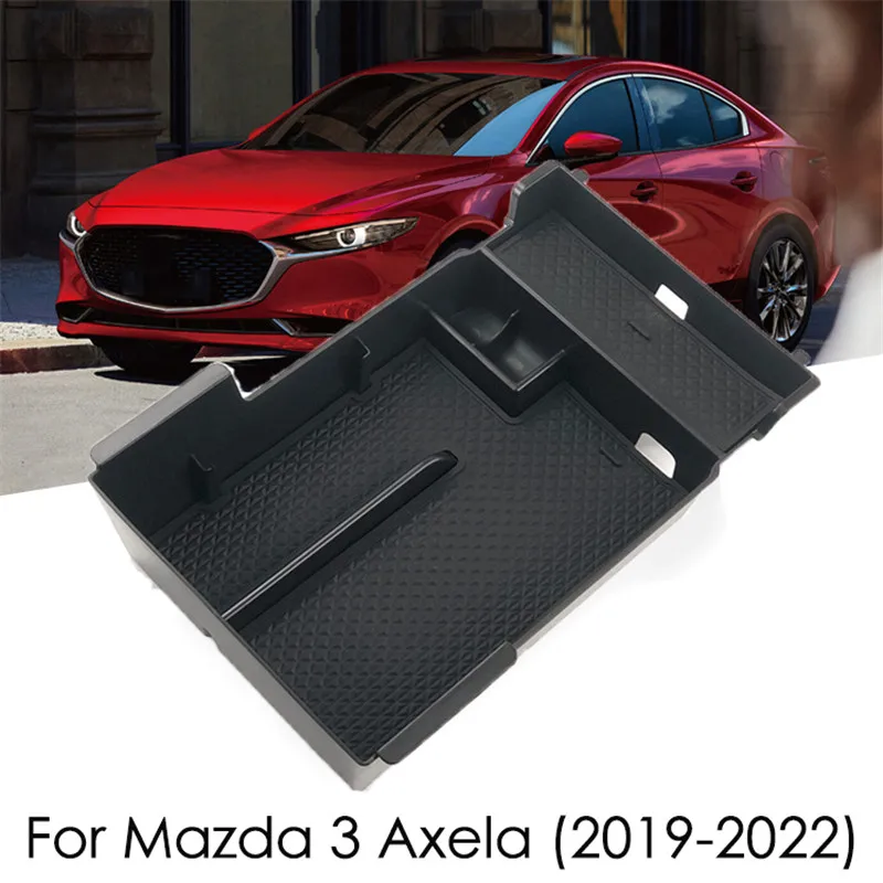 

For Mazda 3 Axela 2019-2022 Accessories Car Central Armrest Storage Box Container Center Console Organizer Tray Interior Product