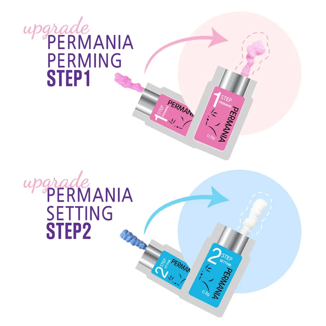 KOREA PERMANIA Набор для подтяжки ресниц 5-минутная перманентная завивка завивки