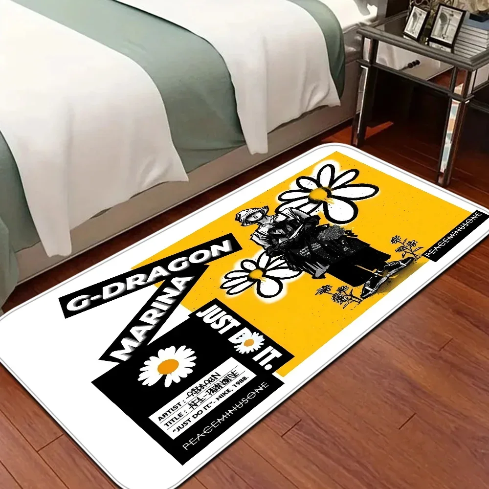 G-Dragon P-Peaceminone Противоскользящий Резиновый Коврик Мягкий Напольный Ковер Для Дома