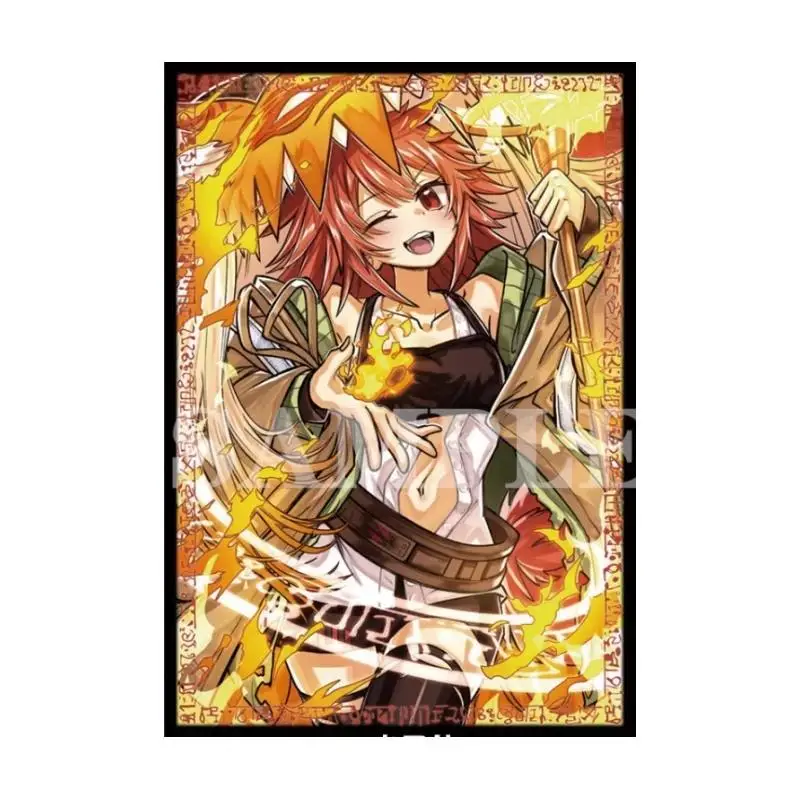 Держатель для карт Yu-Gi-Oh Hiita The Fire Charmer Eria Lyna Tcg Защитный чехол 60 листов Фигурки