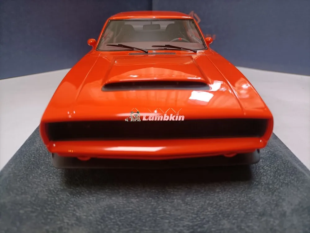 Модель автомобиля Engup 1/18 Dodge 426 Hellephant Orange Concept Классический коллекционный подарок