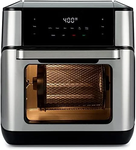 

Большой комбинированный духовой шкаф Vortex 6QT, Настраиваемые интеллектуальные программы приготовления пищи, цифровой сенсорный экран, антипригарный, можно мыть в посудомоечной машине