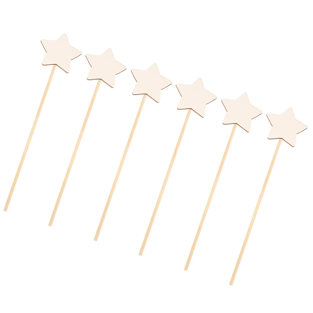 Деревянная палочка принцессы Ipetboom волшебная сделай сам звезда луна Бабочка