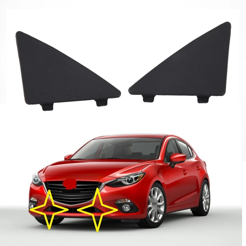 

Автомобильный передний бампер, треугольная крышка с отделкой, крышка для Mazda 3 Axela 2014-2017 BHN1-50-101