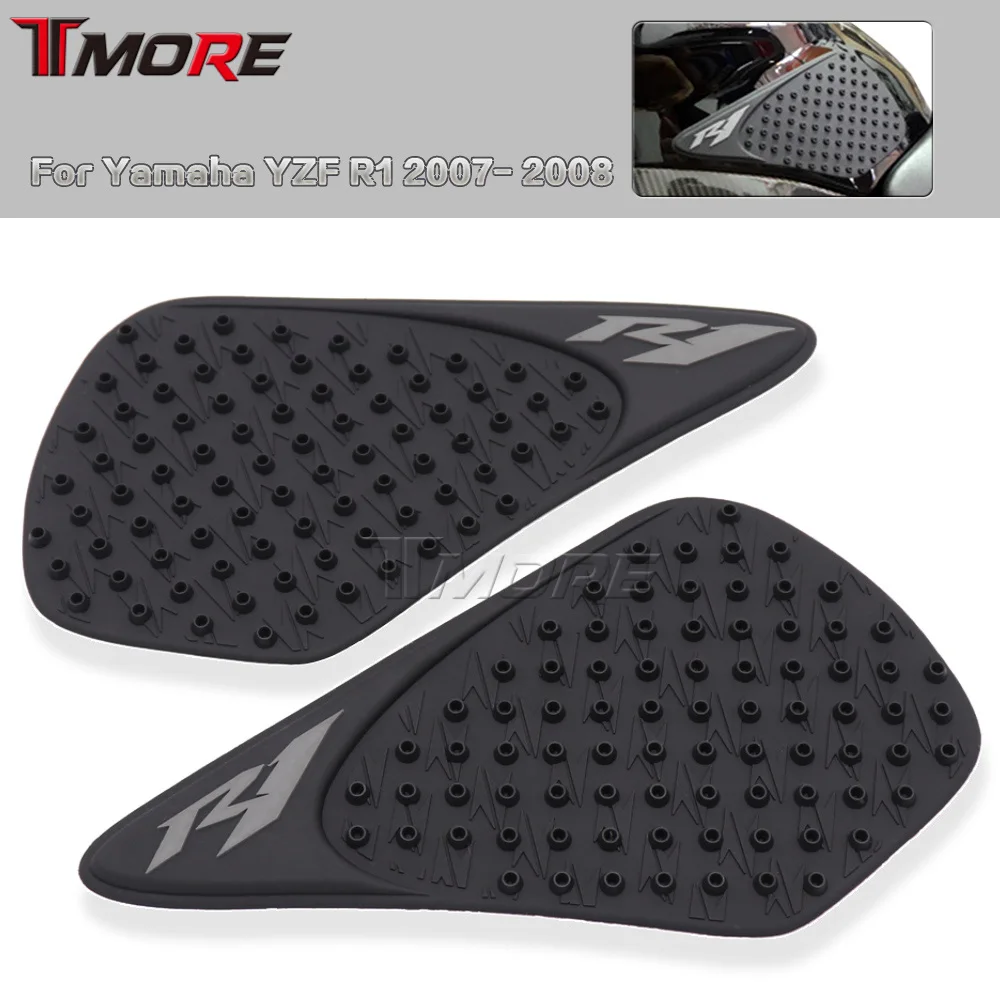 

For Yamaha YZF R1 2007-2008 Motorcycle Tank Pad Gas Tank Traction Pads Fuel Tank Grips Side Stickers Knee Grips Protector Decal