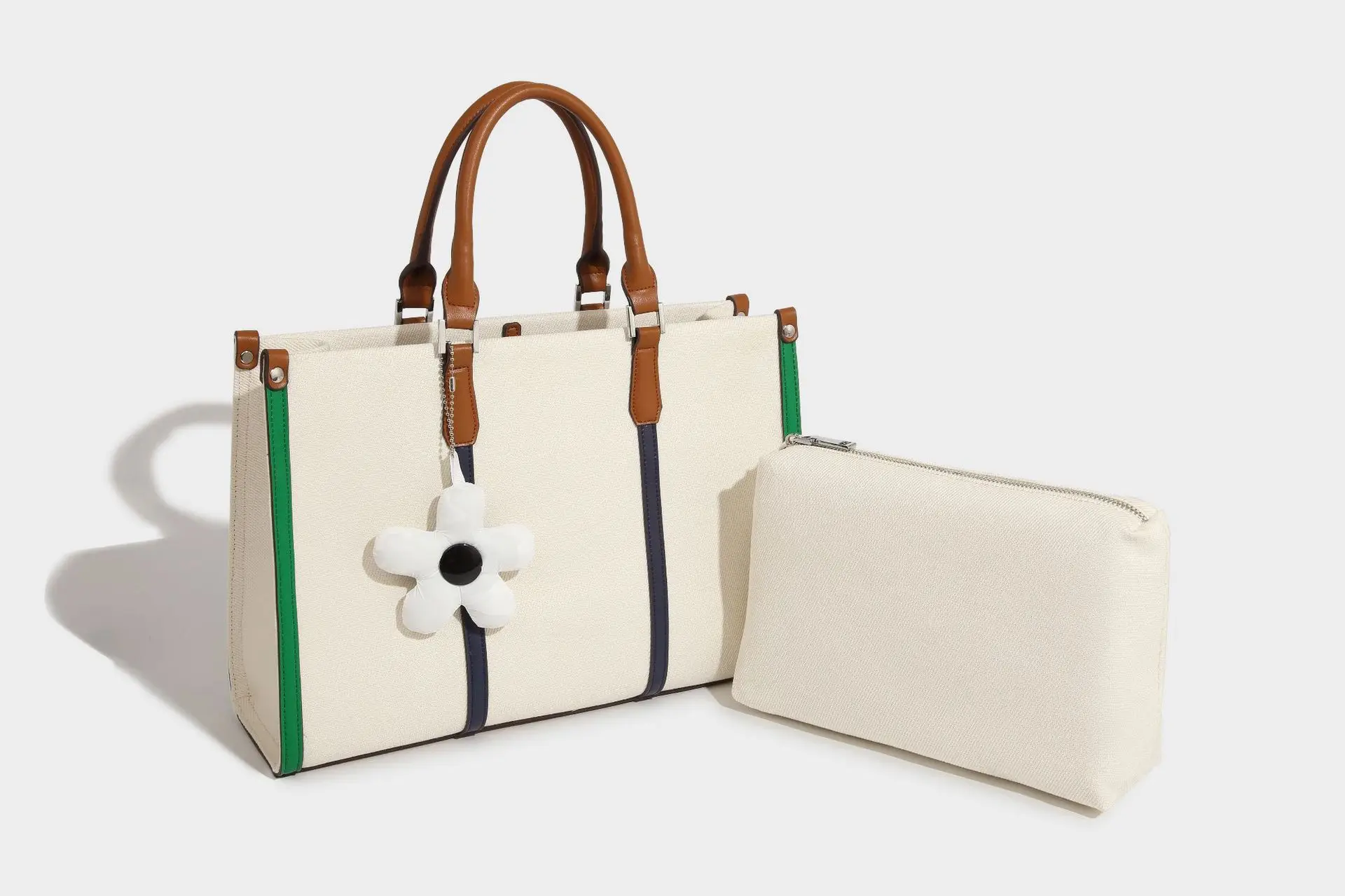 

Холщовая Вместительная женская сумка-тоут с цветами, повседневная сумка для покупок на работу, новинка 2023, летняя Высококачественная текстурная сумка-мессенджер на плечо