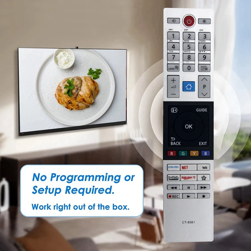 CT-8561 сменный пульт дистанционного управления для TOSHIBA SMART LED TV Remote Control