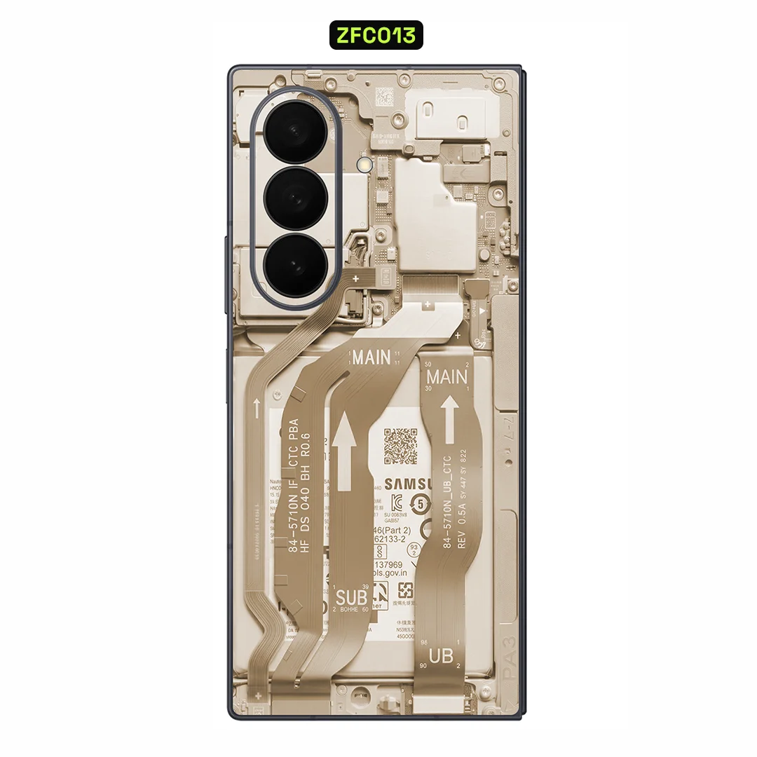 Наклейка OscarSkin для Samsung Z FOLD8 Ultra 8 7 6 5 4 3, виниловая пленка-наклейка, защитная пленка для задней панели телефона, предотвращающая появление царапин. (art.: 3920dcfd342ce) - 3920dcfd342ce